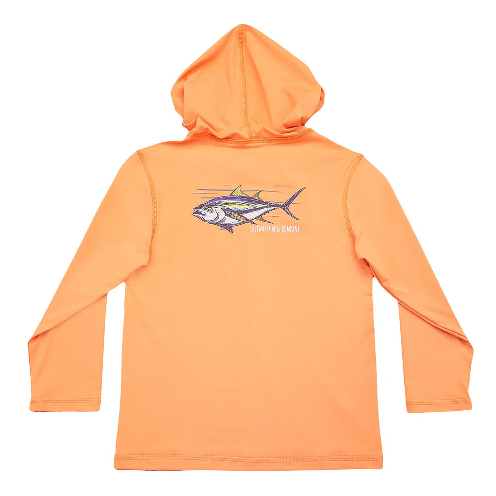 Coral Tuna Performance Hoodie