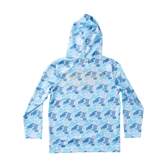 Pro Performance Hoodie T-shirt- Windsurfer Camo