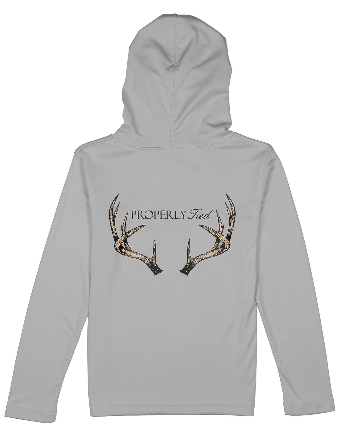 Boys Shade Performance Hoodie Vintage Antler Ice Grey