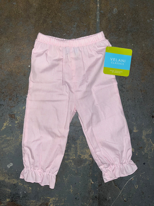 Girl's Gingham Pants