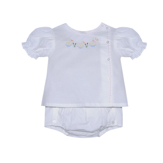 Riley Girl Diaper Set- Ducks