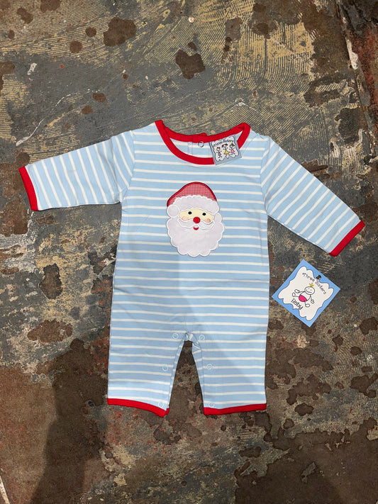 Santa Applique Boys Romper