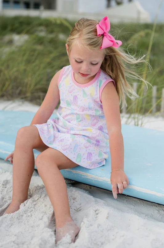 Sweet Summertime Knit- Madison Sleeveless Play Dress