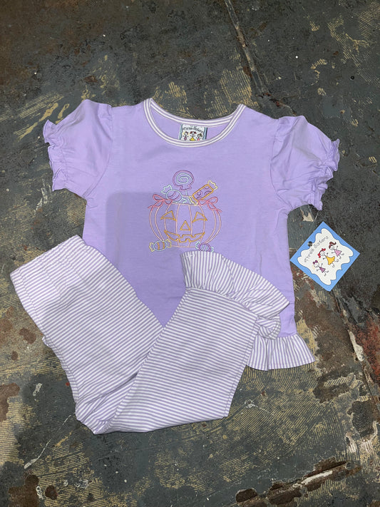 Trick or Treat Ruffle Pant Set
