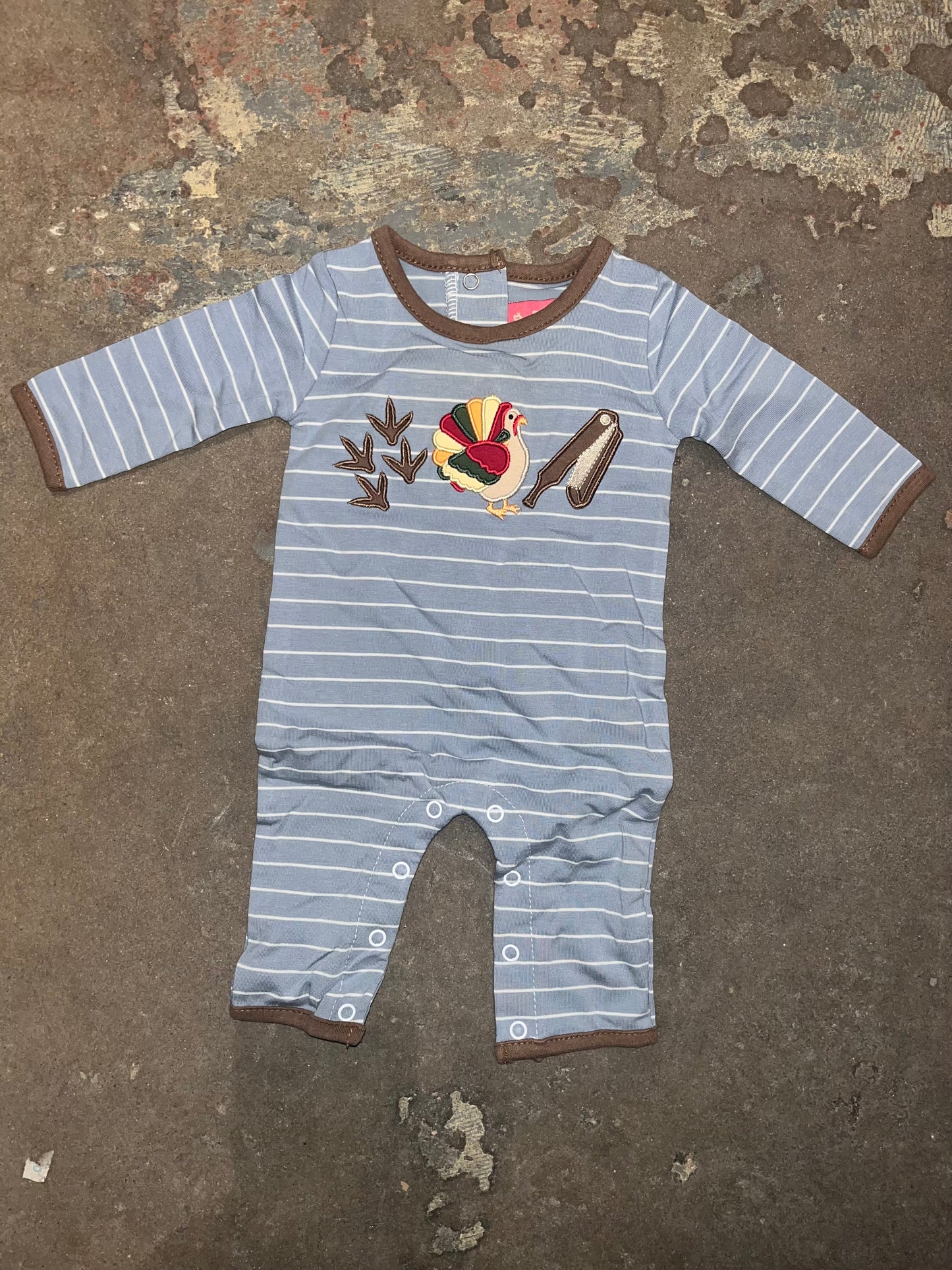 Turkey Hunting Boys Romper