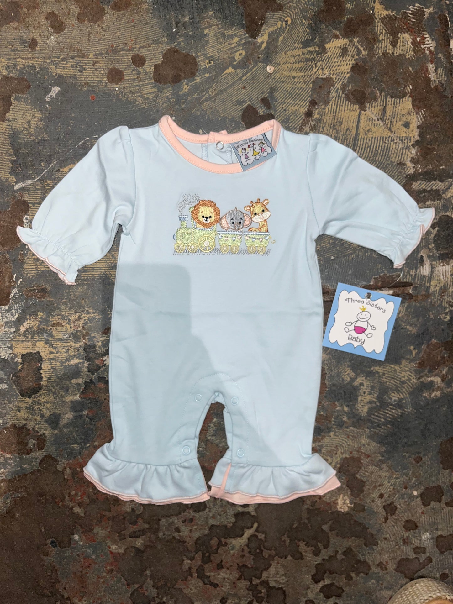 Zoo Train Girls Romper